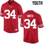 Youth Ohio State Buckeyes #34 Erick Smith Red Nike NCAA College Football Jersey Sport AUG1244XK